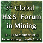 3rd Global Health and Safety Forum in MIning